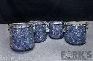 Used Pearl PMTL 60234/C Marching tenors Blue Abalone  