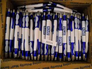 200 Ballpoint pens, black ink, misprints, rubber grips #022124, FREE 