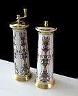 VINTAGE LENOX LIDO SALT SHAKER AND PEPPER MILL MADE IN USA