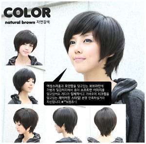 Woman Short Straight Cosplay Full Wigs & Wig Cap ZD20  