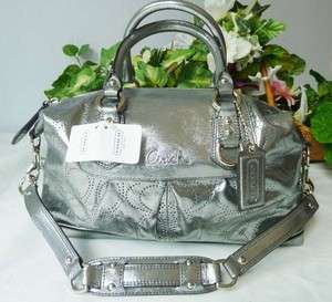 NWT COACH Ashley Perforated Handbag Satchel 17130  