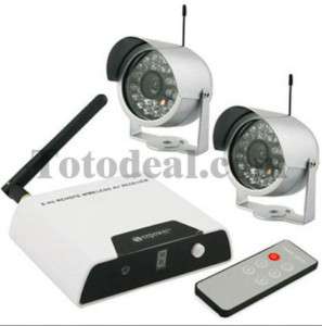 4G Wireless Waterproof 2 Camera CCTV Security System  