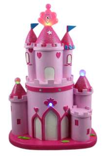 Large Pink Princess Castle Piggy Bank Coin Money  
