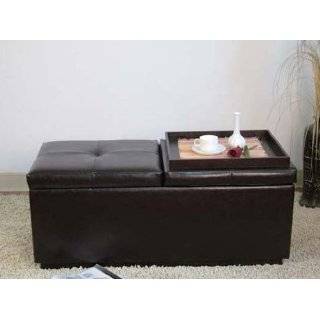   Table Storage Ottoman with Tray and Side Ottomans