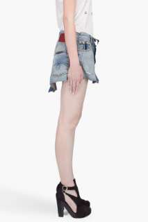 R13 Cutoff Denim Skirt for women  