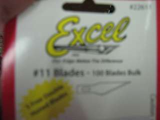 Excel #11 Knife Blades   pack of 100  