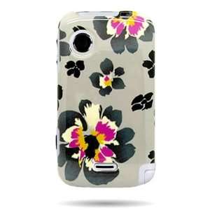 Hard Snap on Shield With PEONY FLOWERS Design Faceplate Cover Sleeve 