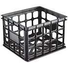 Black Plastic Storage Crate   Set of 3   by Sterilite   16929006