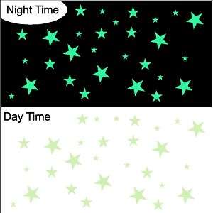 Glow In The Dark Stars Decal Sticker Removable Wall Art  