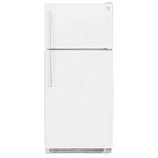 16.5 cu. ft. Top Freezer Refrigerator   White  Kenmore Appliances 