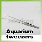 27 cm Aquarium Live Plants Reef Tweezers Curve Fish Tank Scissors 