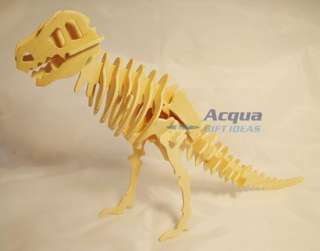 Wooden T Rex Dinosaur construction Model/Kit/3D Puzzle  