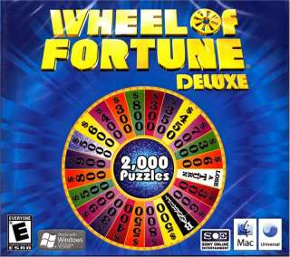 Brand New PC Game WHEEL OF FORTUNE DELUXE  