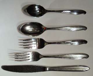 REED & BARTON stainless SABRINA pattern 81 piece Set for 12+  