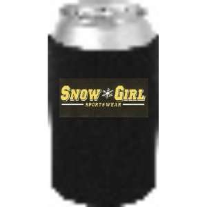 Coozie SnowGirl   snowmobile coozie 