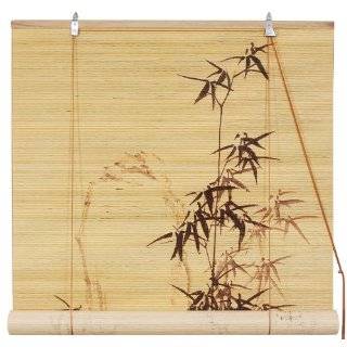  Bamboo Tree Art Matchstick Window Blinds   24 Wide