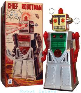   Tin Toy Robots are for adult collectors and not suitable for children