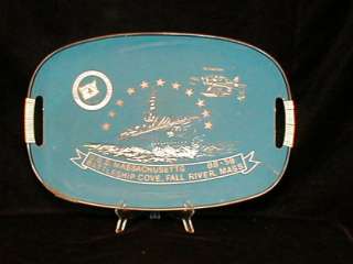 Old Hand painted U.S.Navy Service Souvenir Serving Platter