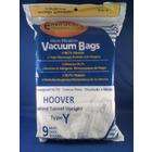   Microlined Vacuum Bags, Fits Hoover 4010100Y. 9 Bags Per Package