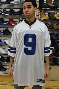   Cowboys White Royal Blue Tony Romo #9 Authentic NFL Jersey BRAND NEW