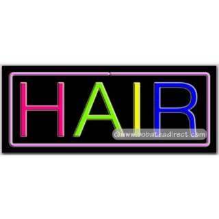  Hair Neon Sign (13H x 32L x 3D) 