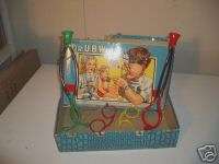 Vintage Children Play Plastic Doctor Set  
