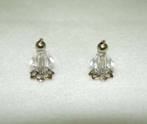 Dollhouse Miniature Crystal Salt and Pepper Shakers  