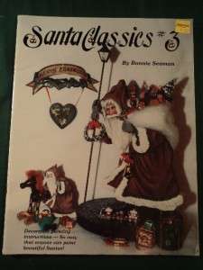   Santa Classics Tole Folk Art Painting Bonnie Seaman #3 Patterns How to