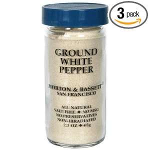 Morton & Basset White Pepper, Ground Grocery & Gourmet Food
