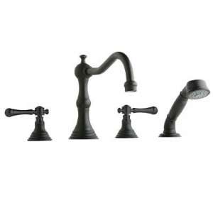   Roman Tub Filler With Personal Hand Shower 25080ZB0. 23 L x 15 W x