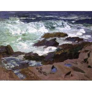  oil paintings   Edward Henry Potthast   24 x 18 inches   Wild Surf 