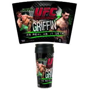  UFC Mixed Martial Arts Forrest Griffin 16 Ounce Travel Mug 