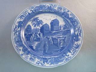 Description Includes four dinner plates in the Spode Blue Room 