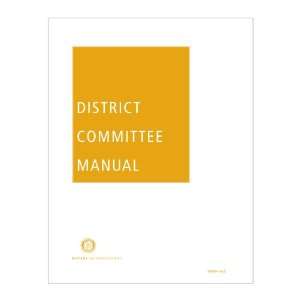  District Committee Manual Rotary International 