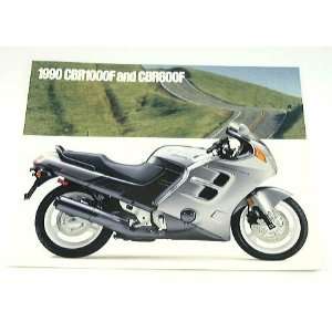  1990 90 Honda CBR1000F and CBR600F Motorcycle BROCHURE 
