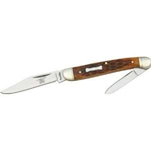  Rough Rider Knives 532 Baby Copperhead Knife with Amber 