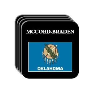  US State Flag   MCCORD BRADEN, Oklahoma (OK) Set of 4 Mini 