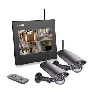 Lorex NEW Lorex Two Camera Digital Wireless Security System With LCD 