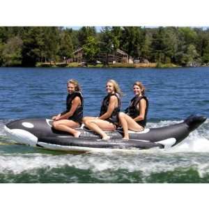   Inline Whale Ride Banana Boat Water Sled PVC 3 WR