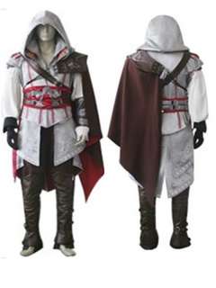   Creed 2 II Anime Ezio Black White Boy Girl Cosplay Costume Express