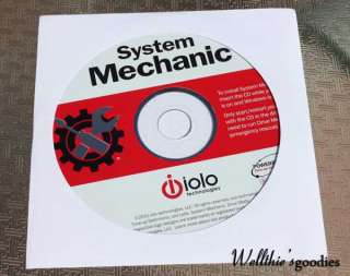 iolo System Mechanic Technologies 3 PCs V10   CD & Activation Key 
