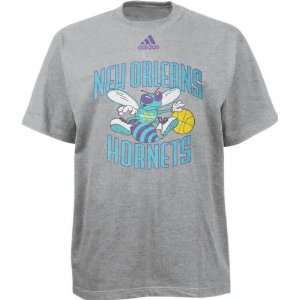 New Orleans Hornets Kids 4 7 adidas Team Logo Short Sleeve Tee  