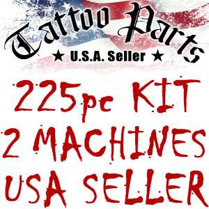 Tattoo Supply Kit Needle Machine Tips Supplies Set  