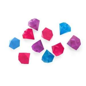   Diamond Shaped Reusable Ice Cubes, Set of 10