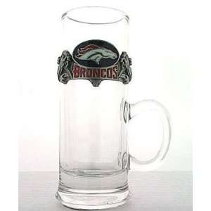    Denver Broncos Pewter Emblem Cordial Glass