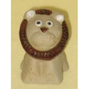  Cute Little  Lion  2 Inch Clay Figurine 