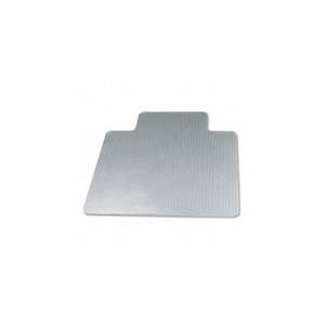  Economy Cleated Chair Mat for Low Pile Carpet, 45w x 53h 