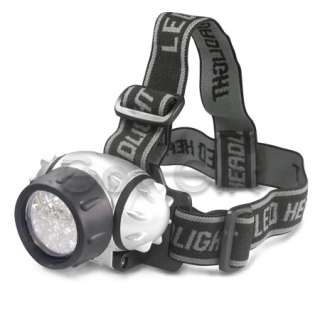 19 LED HeadLamp Headlight Lamp Light Torch Flashlight  