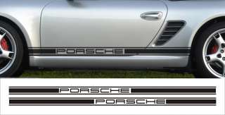 side stripes fits porsche boxster decal stickers exact design  