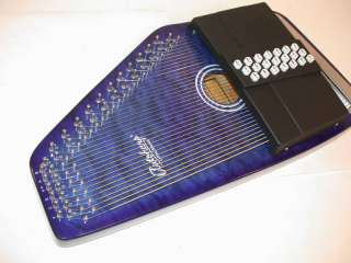 Oscar Schmidt 21 Chord Classic Autoharp, Auto Harp BLUE, OS21CQTBL 